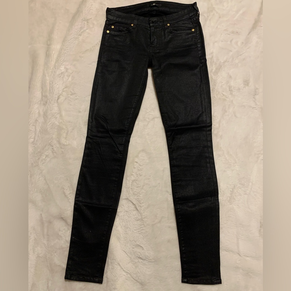 7 For All Mankind Women's Black Jeans Size 27/31